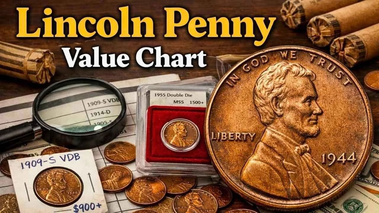 2026 Lincoln Penny Value Chart: Rare Coins, Mint Marks, and Collector’s Guide