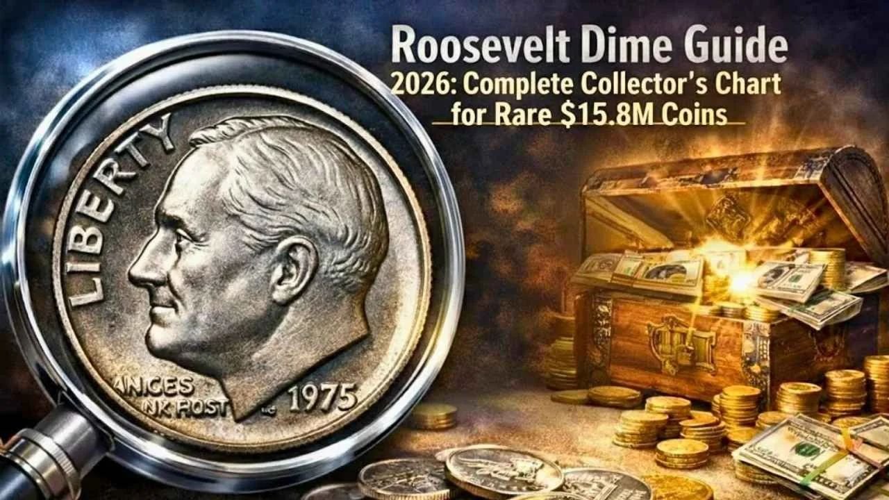 Roosevelt Dime Price Guide 2026: Collector’s Chart for Rare $15.8M Coins